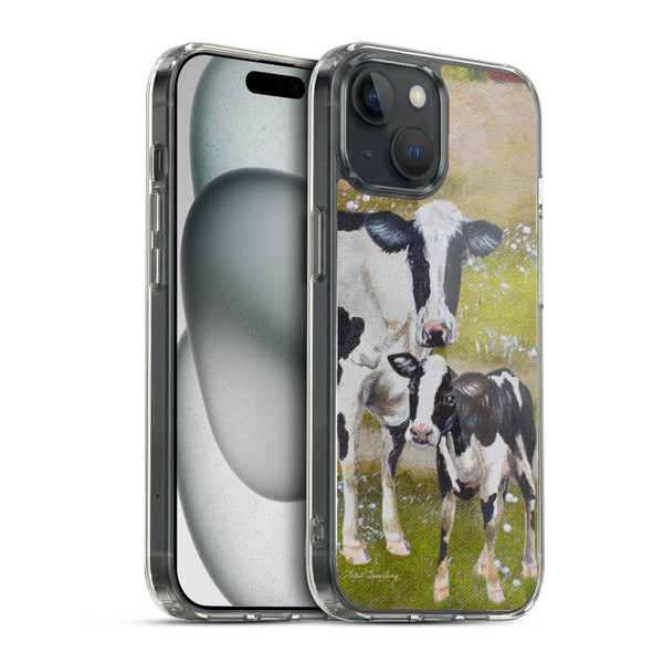 Lisa Sparling Creatures Two Cows Soft Gel Case for Apple iPhone 15 & MagSafe