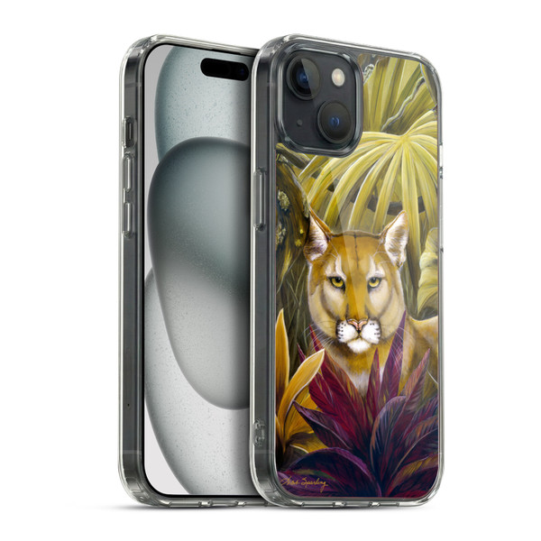 Lisa Sparling Creatures Florida Forest Panther Soft Gel Case for Apple iPhone 15 Plus & MagSafe