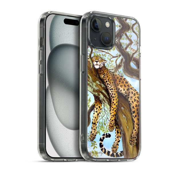 Lisa Sparling Creatures Leopard Soft Gel Case for Apple iPhone 15 Plus & MagSafe