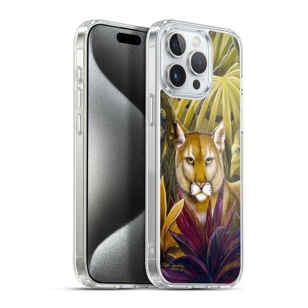 Lisa Sparling Creatures Florida Forest Panther Soft Gel Case for Apple iPhone 15 Pro Max & MagSafe