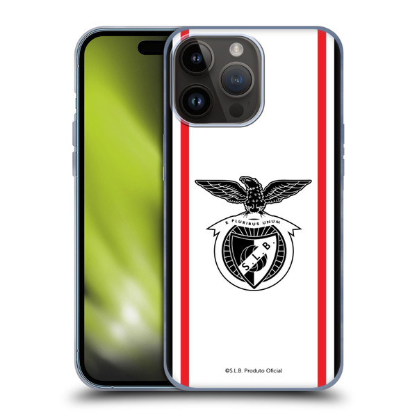 S.L. Benfica 2021/22 Crest Kit Away Soft Gel Case for Apple iPhone 15 Pro Max