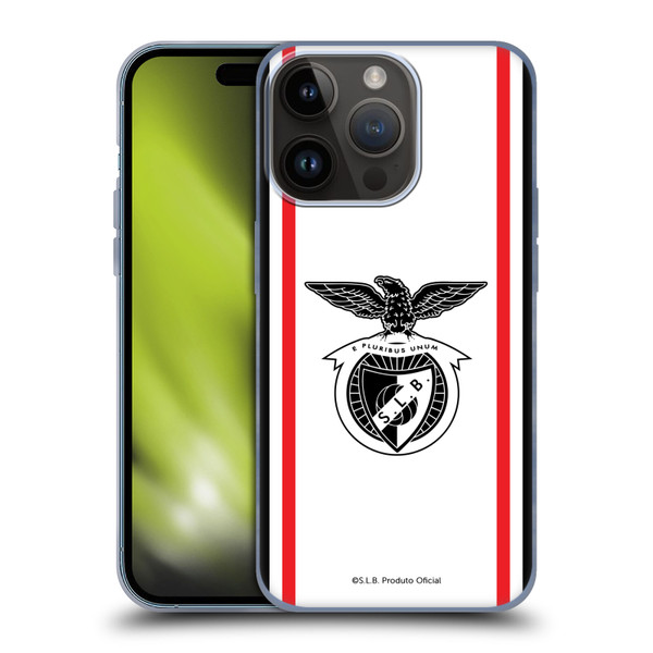 S.L. Benfica 2021/22 Crest Kit Away Soft Gel Case for Apple iPhone 15 Pro