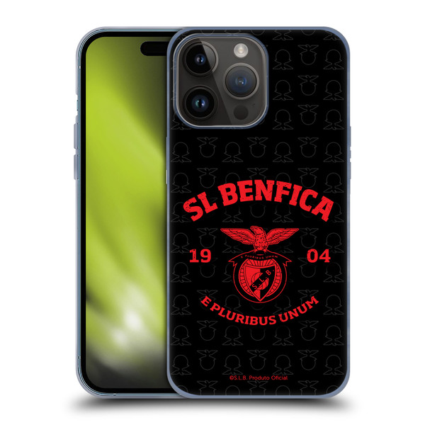 S.L. Benfica 2021/22 Crest E Pluribus Unum Soft Gel Case for Apple iPhone 15 Pro Max