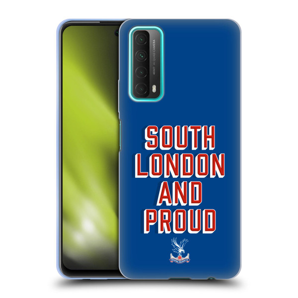 Crystal Palace FC Crest South London And Proud Soft Gel Case for Huawei P Smart (2021)