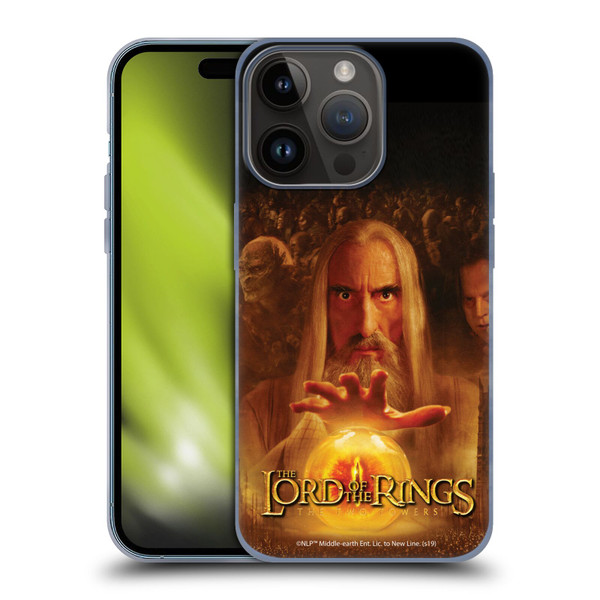 The Lord Of The Rings The Two Towers Posters Saruman Eye Soft Gel Case for Apple iPhone 15 Pro