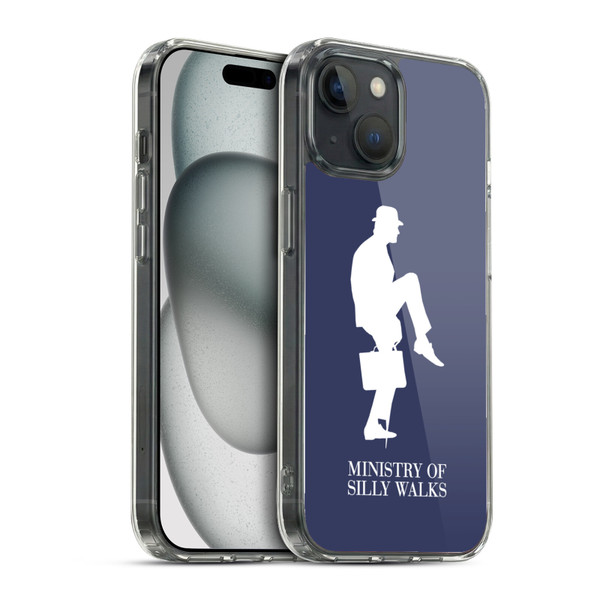 Monty Python Key Art Ministry Of Silly Walks Soft Gel Case for Apple iPhone 15 & MagSafe