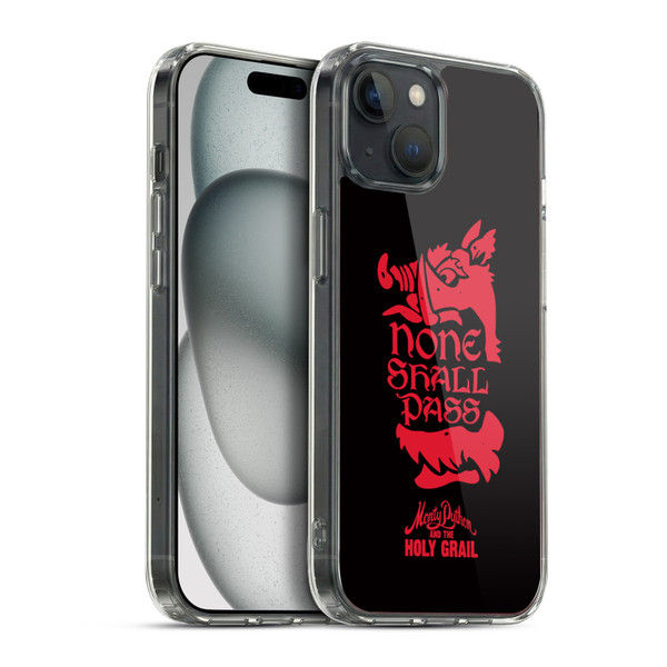 Monty Python Key Art None Shall Pass Soft Gel Case for Apple iPhone 15 Plus & MagSafe