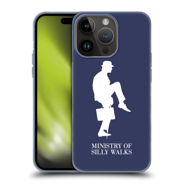 Monty Python Key Art Ministry Of Silly Walks Soft Gel Case for Apple iPhone 15 Pro