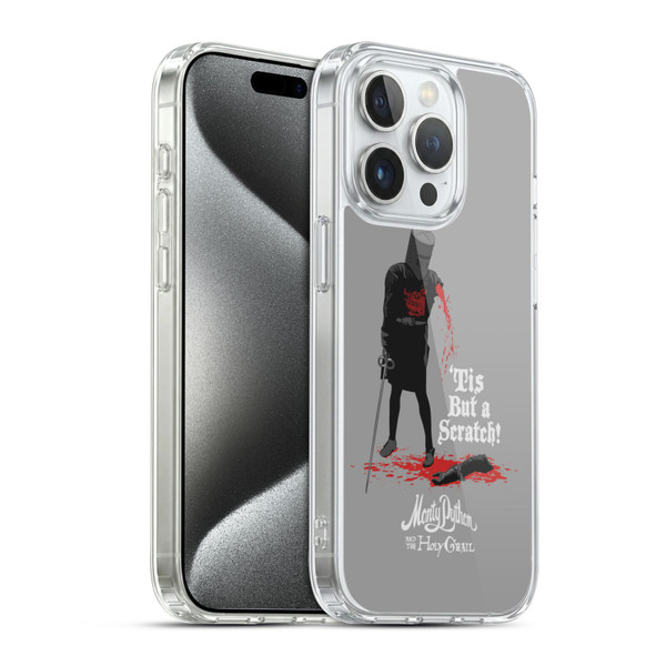Monty Python Key Art Tis But A Scratch Soft Gel Case for Apple iPhone 15 Pro & MagSafe