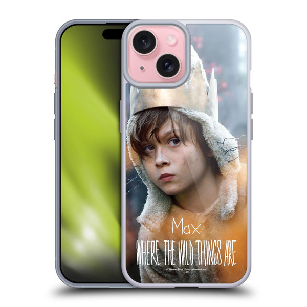 Where the Wild Things Are Movie Characters Max Soft Gel Case for Apple iPhone 15