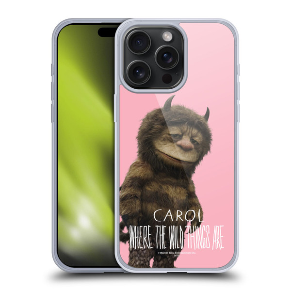Where the Wild Things Are Movie Characters Carol Soft Gel Case for Apple iPhone 15 Pro Max