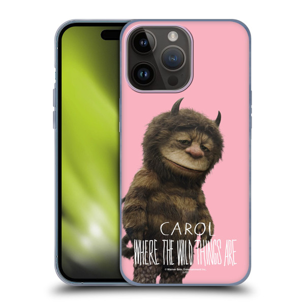 Where the Wild Things Are Movie Characters Carol Soft Gel Case for Apple iPhone 15 Pro Max