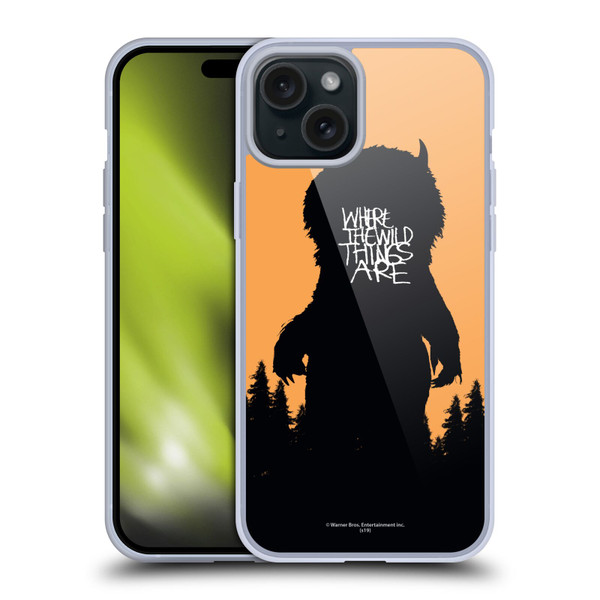 Where the Wild Things Are Movie Graphics Forest Soft Gel Case for Apple iPhone 15 Plus
