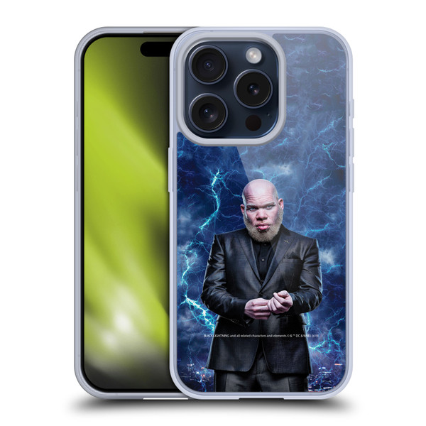 Black Lightning Characters Tobias Whale Soft Gel Case for Apple iPhone 15 Pro