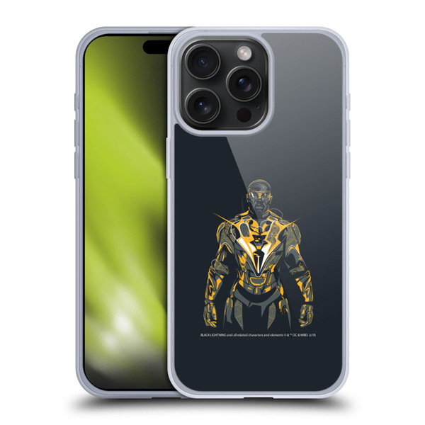 Black Lightning Key Art Black Lightning Soft Gel Case for Apple iPhone 15 Pro Max