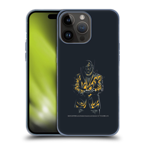 Black Lightning Key Art Tobias Whale Soft Gel Case for Apple iPhone 15 Pro Max