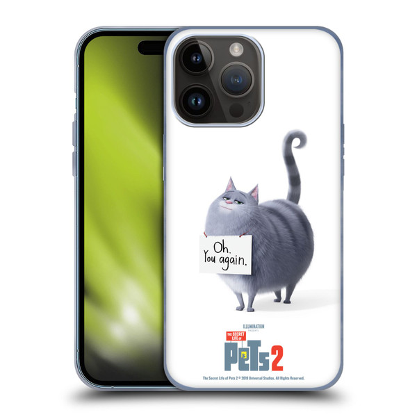 The Secret Life of Pets 2 Character Posters Chloe Cat Soft Gel Case for Apple iPhone 15 Pro Max