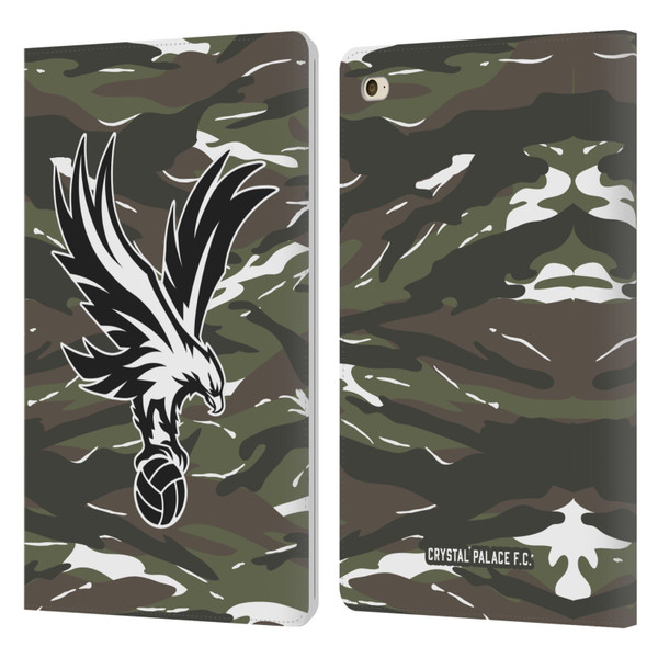 Crystal Palace FC Crest Woodland Camouflage Leather Book Wallet Case Cover For Apple iPad mini 4