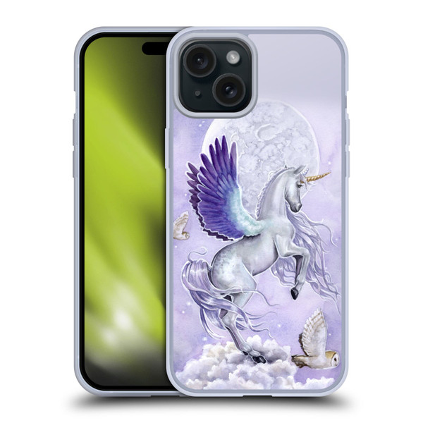 Selina Fenech Unicorns Moonshine Soft Gel Case for Apple iPhone 15 Plus