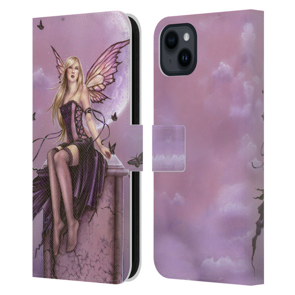 Selina Fenech Fairies Once Was Innocent Leather Book Wallet Case Cover For Apple iPhone 15 Plus