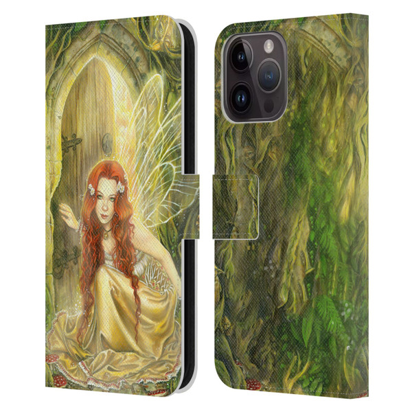 Selina Fenech Fairies Threshold Leather Book Wallet Case Cover For Apple iPhone 15 Pro Max