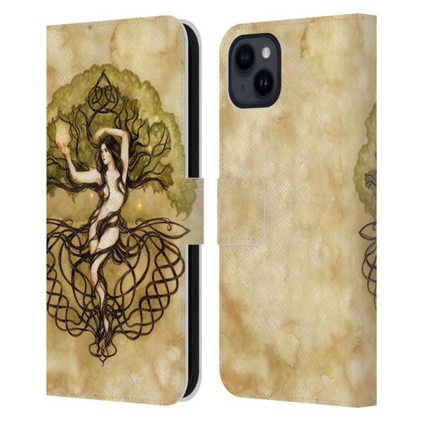 Selina Fenech Fantasy Earth Life Magic Leather Book Wallet Case Cover For Apple iPhone 15 Plus