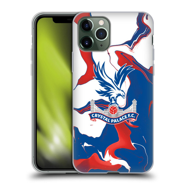 Crystal Palace FC Crest Marble Soft Gel Case for Apple iPhone 11 Pro