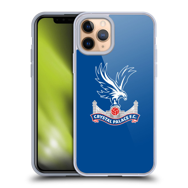 Crystal Palace FC Crest Plain Soft Gel Case for Apple iPhone 11 Pro