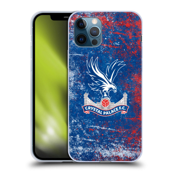 Crystal Palace FC Crest Distressed Soft Gel Case for Apple iPhone 12 / iPhone 12 Pro