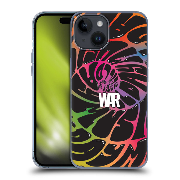 War Graphics All Day Colorful Soft Gel Case for Apple iPhone 15