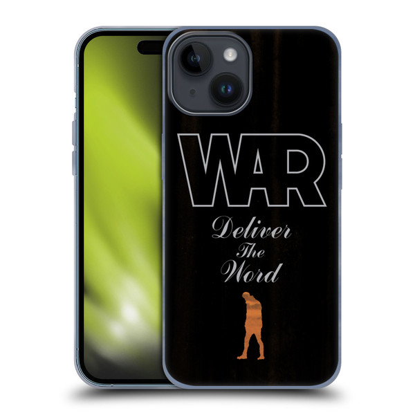 War Graphics Deliver The World Soft Gel Case for Apple iPhone 15