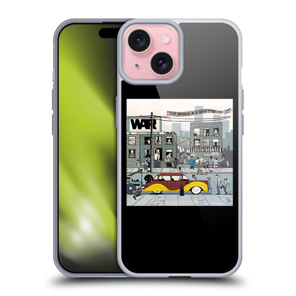 War Graphics The World Is A Ghetto Album Soft Gel Case for Apple iPhone 15