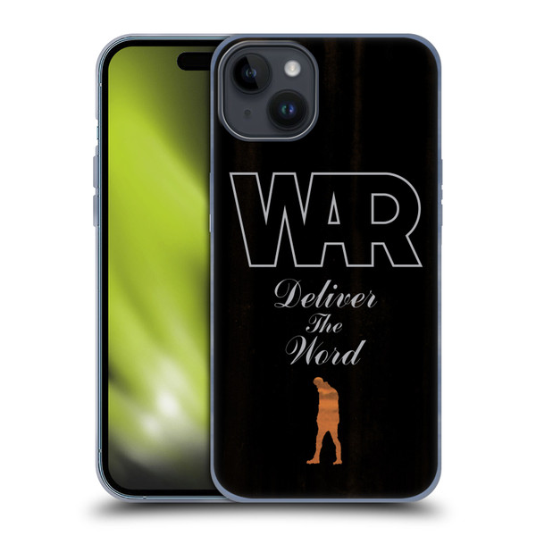 War Graphics Deliver The World Soft Gel Case for Apple iPhone 15 Plus