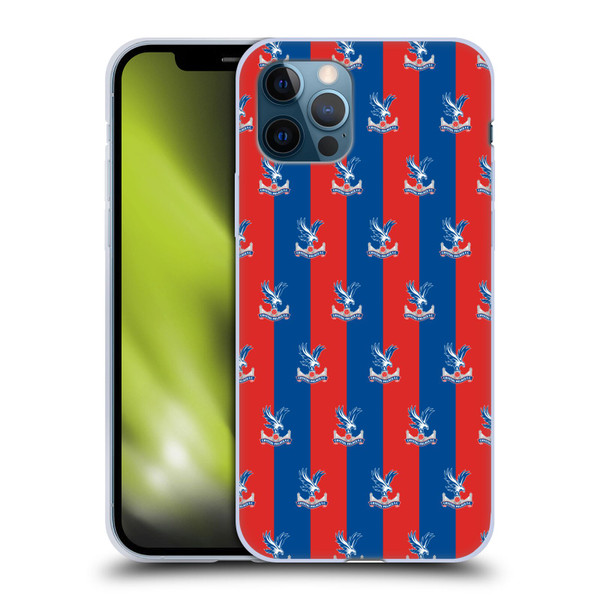 Crystal Palace FC Crest Pattern Soft Gel Case for Apple iPhone 12 / iPhone 12 Pro