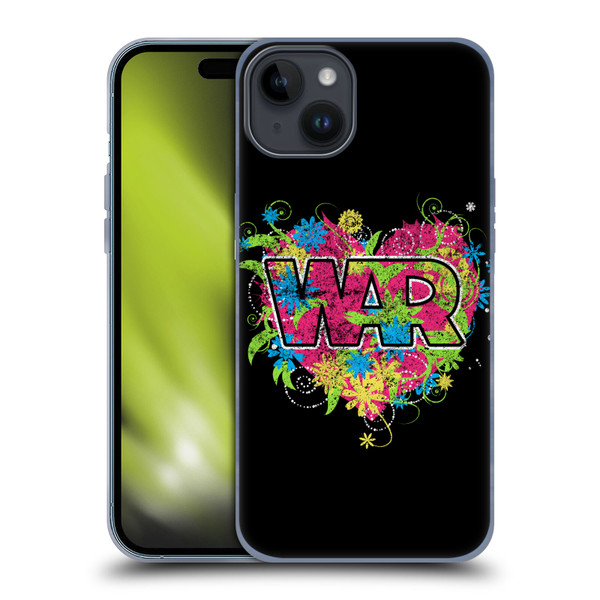 War Graphics Heart Logo Soft Gel Case for Apple iPhone 15 Plus