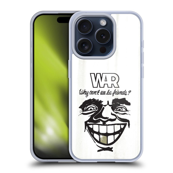 War Graphics Friends Art Soft Gel Case for Apple iPhone 15 Pro