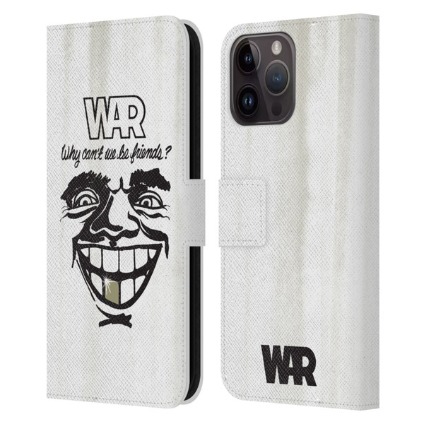War Graphics Friends Art Leather Book Wallet Case Cover For Apple iPhone 15 Pro Max