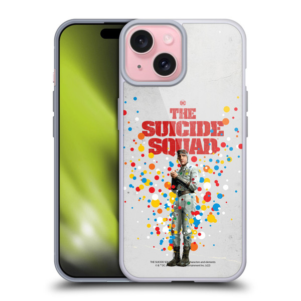 The Suicide Squad 2021 Character Poster Polkadot Man Soft Gel Case for Apple iPhone 15
