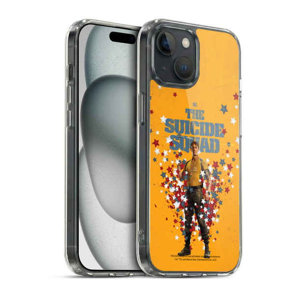 The Suicide Squad 2021 Character Poster Rick Flag Soft Gel Case for Apple iPhone 15 & MagSafe