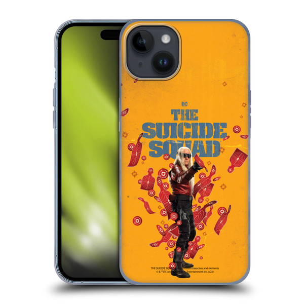 The Suicide Squad 2021 Character Poster Savant Soft Gel Case for Apple iPhone 15 Plus