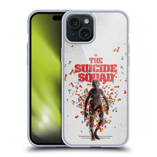 The Suicide Squad 2021 Character Poster Weasel Soft Gel Case for Apple iPhone 15 Plus