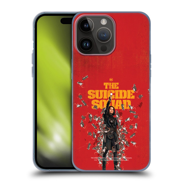 The Suicide Squad 2021 Character Poster Ratcatcher Soft Gel Case for Apple iPhone 15 Pro Max