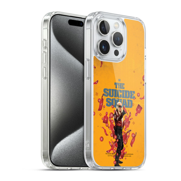 The Suicide Squad 2021 Character Poster Savant Soft Gel Case for Apple iPhone 15 Pro & MagSafe