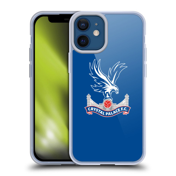 Crystal Palace FC Crest Plain Soft Gel Case for Apple iPhone 12 Mini & MagSafe