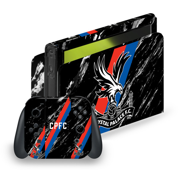 Crystal Palace FC Logo Art Black Marble Vinyl Sticker Skin Decal Cover for Nintendo Switch OLED