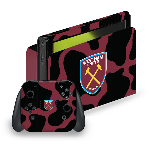 West Ham United FC Art Cow Print Vinyl Sticker Skin Decal Cover for Nintendo Switch OLED