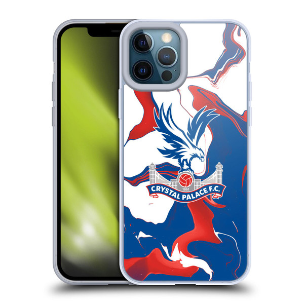 Crystal Palace FC Crest Marble Soft Gel Case for Apple iPhone 12 Pro Max & MagSafe