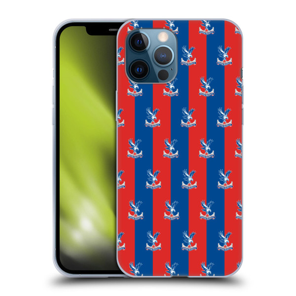 Crystal Palace FC Crest Pattern Soft Gel Case for Apple iPhone 12 Pro Max