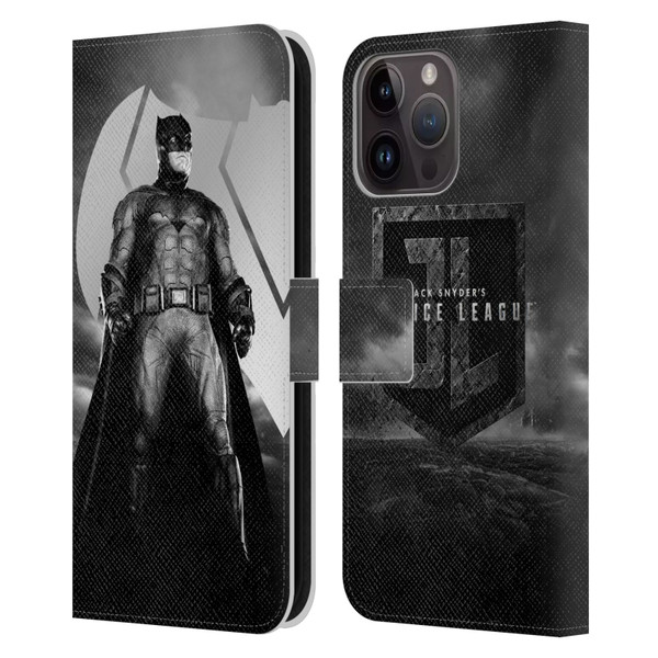 Zack Snyder's Justice League Snyder Cut Character Art Batman Leather Book Wallet Case Cover For Apple iPhone 15 Pro Max