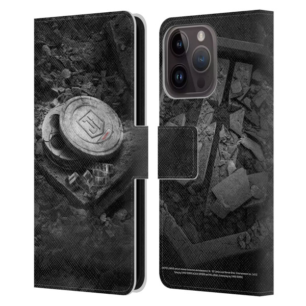 Zack Snyder's Justice League Snyder Cut Graphics Movie Reel Leather Book Wallet Case Cover For Apple iPhone 15 Pro
